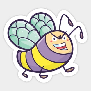 Cool Bee Sticker